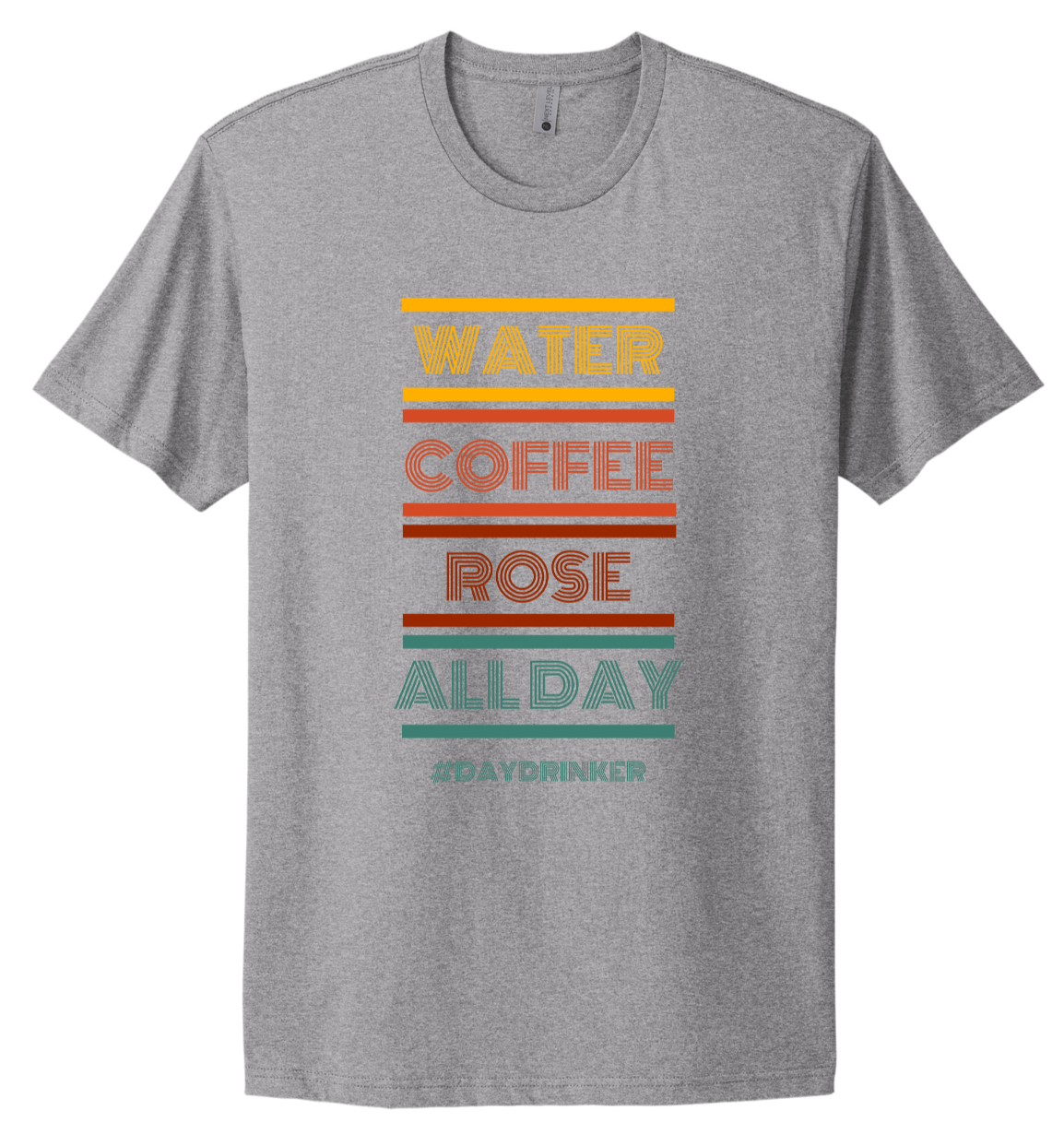 Water, Coffee, Rose, All Day Tee