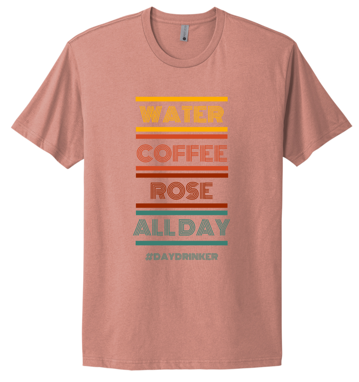 Water, Coffee, Rose, All Day Tee