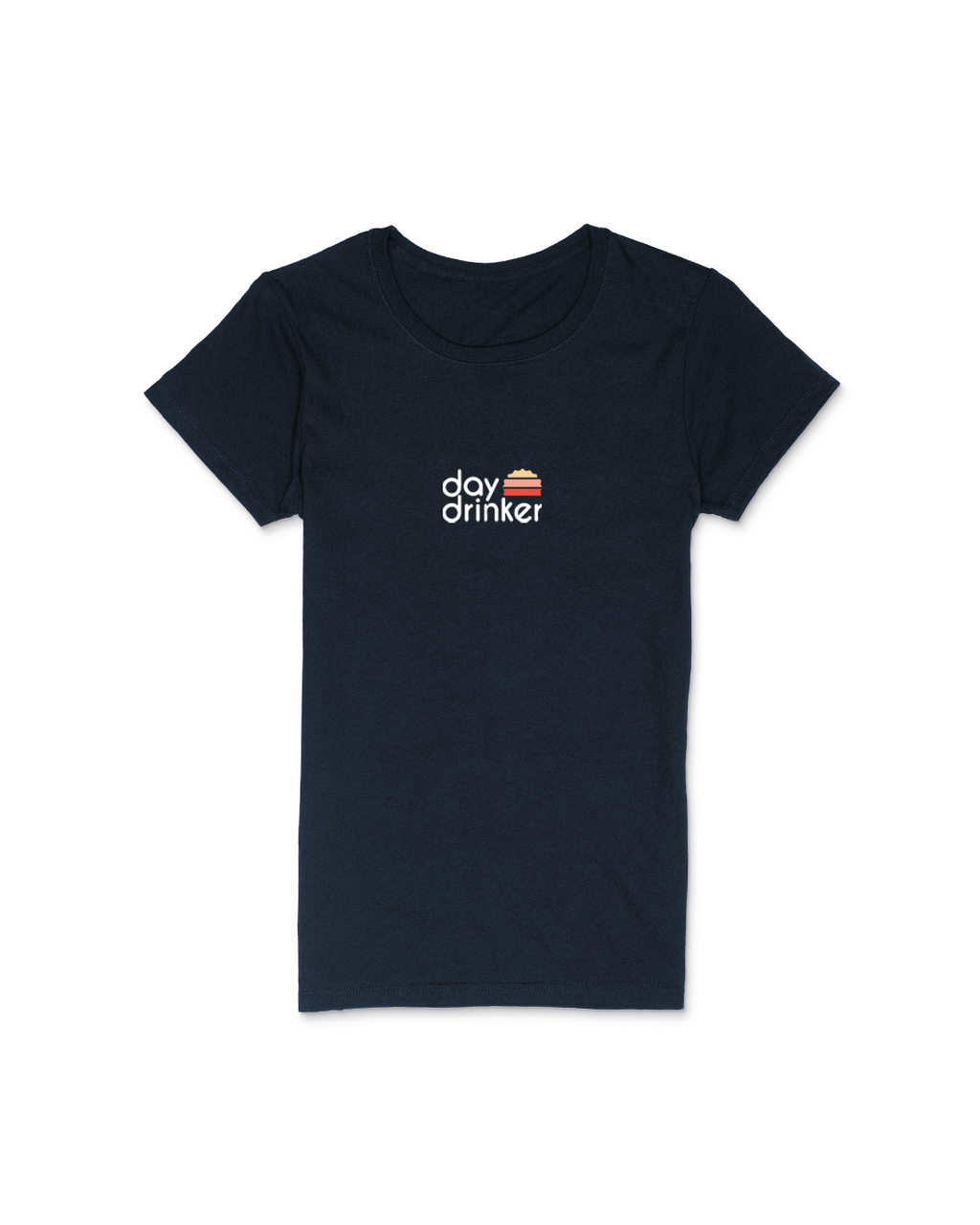 Womens DayDrinker Half Logo Tee