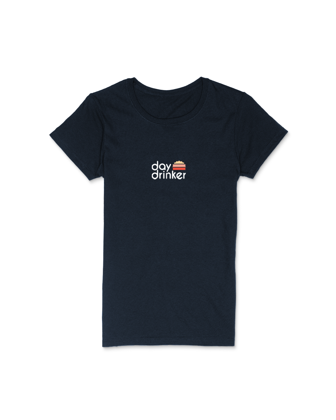 Womens DayDrinker Half Logo Tee