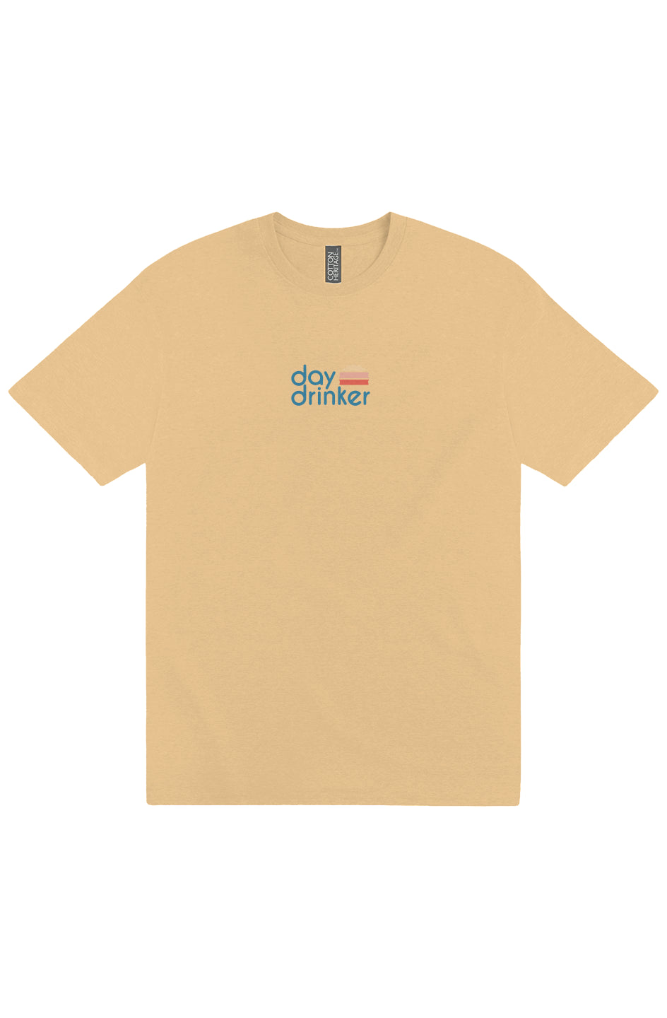 Mens DayDrinker Half Logo Heavyweight T-Shirt