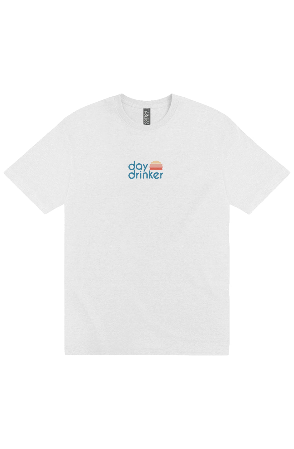 Mens DayDrinker Half Logo Heavyweight T-Shirt