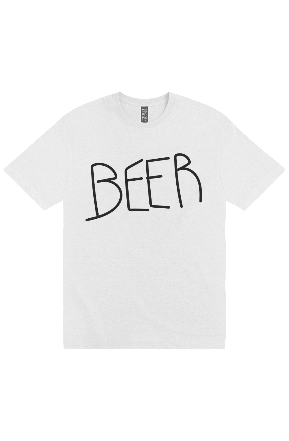 Mens "BEER" Heavyweight Tee