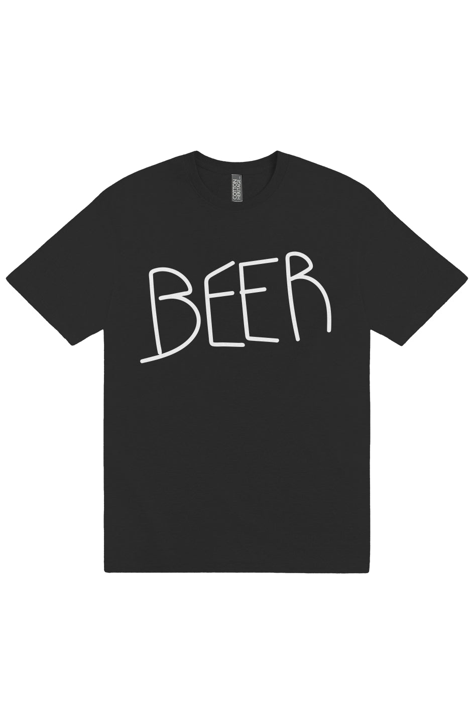 Mens "BEER" Heavyweight Tee