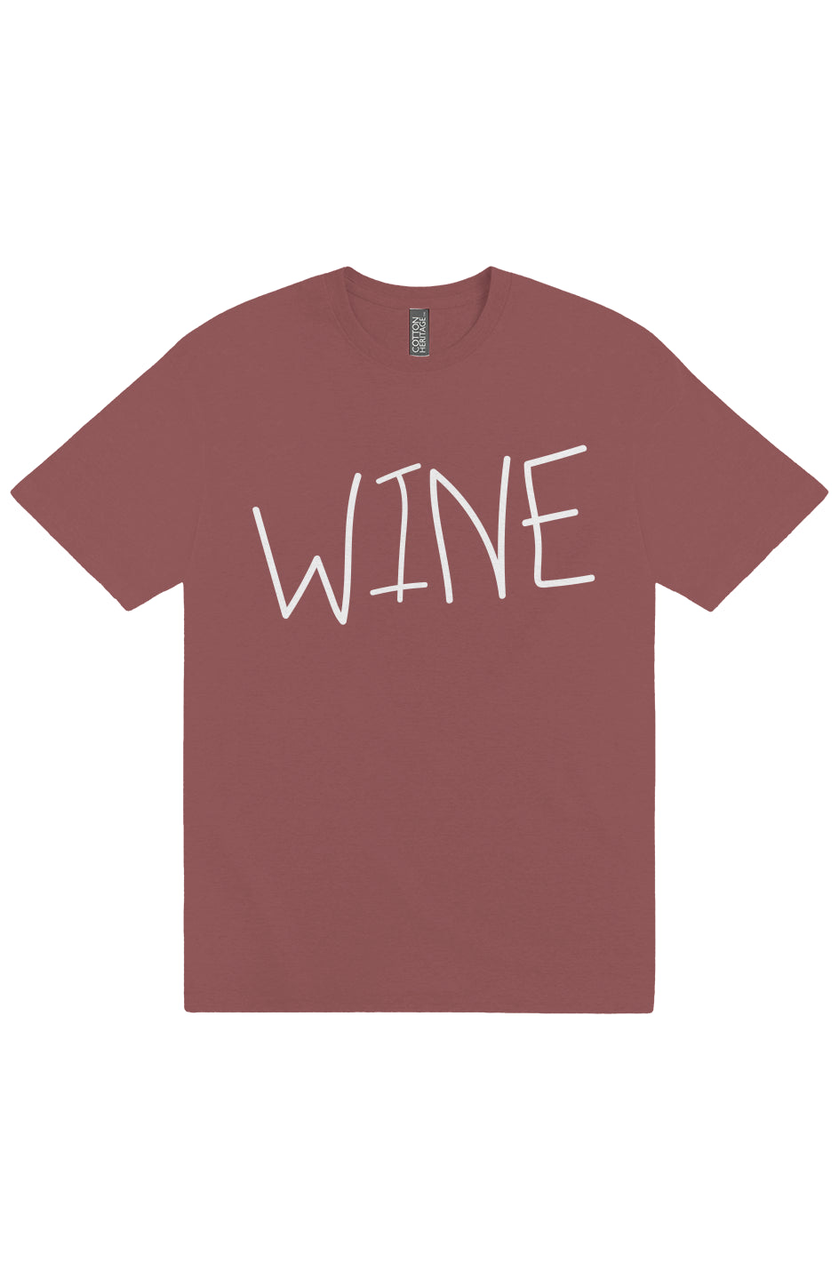 Mens "WINE" Heavyweight Tee