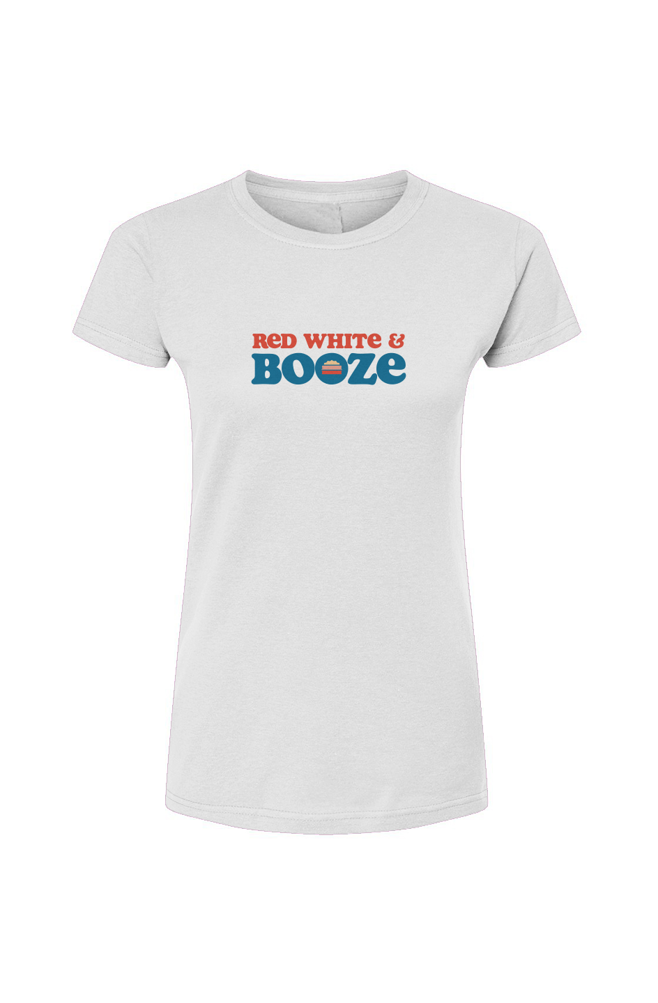 Women's "Red White Booze" Tee