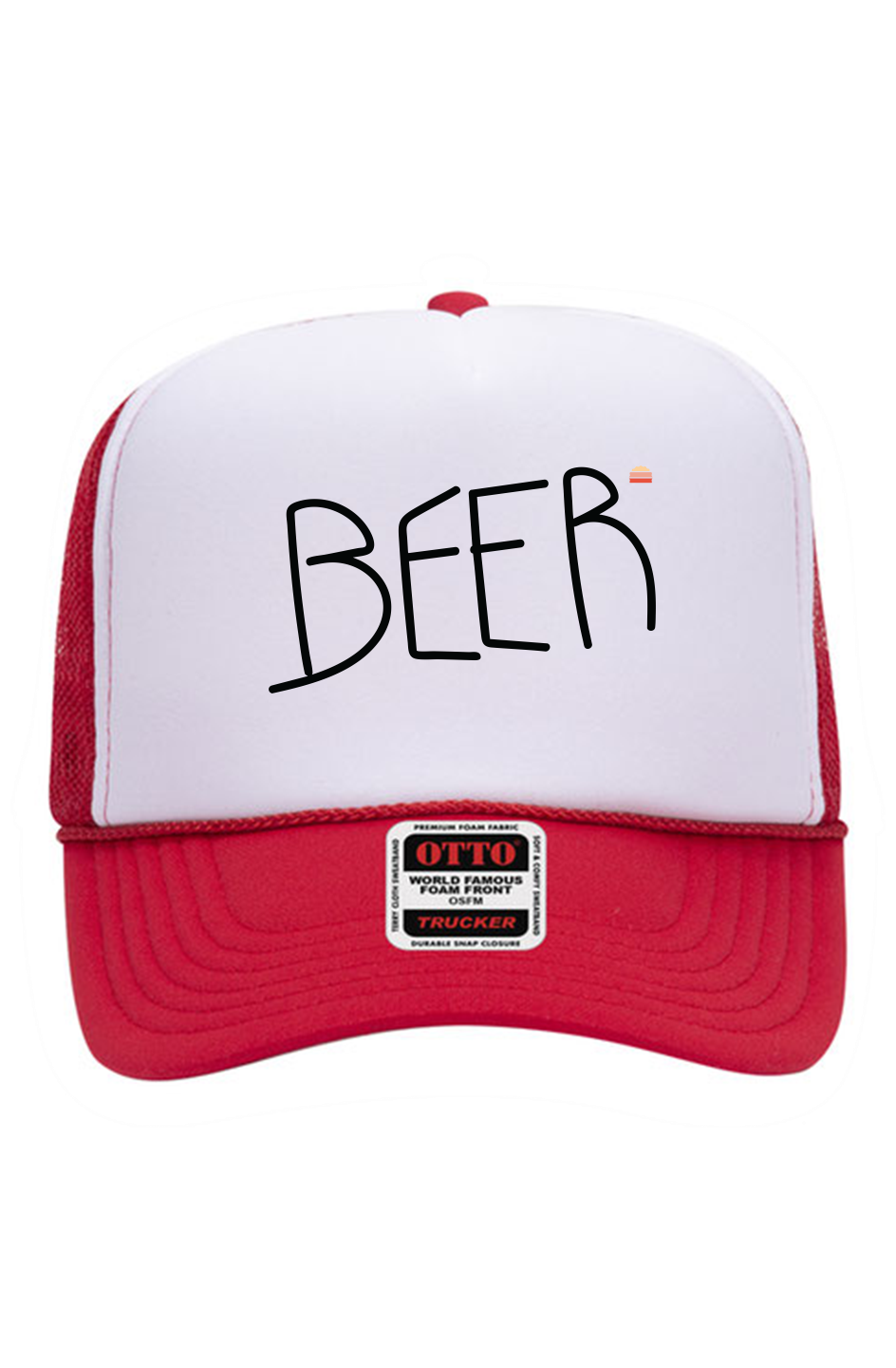 "BEER" Foam Cap