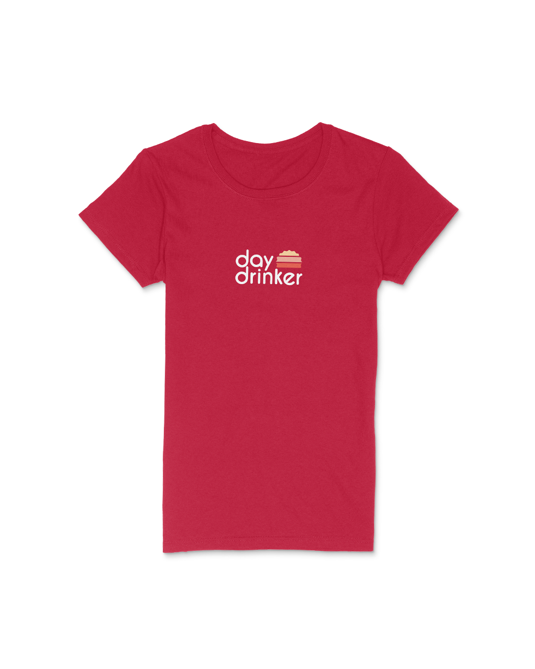 Womens DayDrinker Half Logo Tee