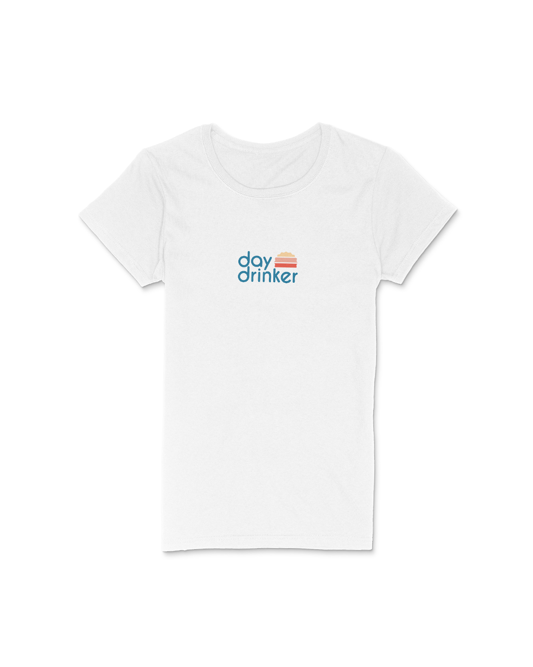 Womens DayDrinker Half Logo Tee