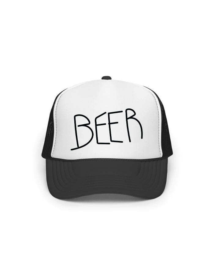 "BEER" Foam Cap