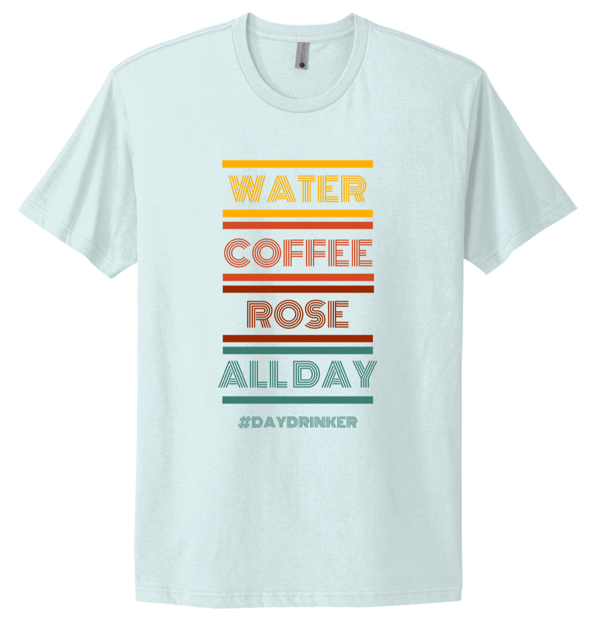 Water, Coffee, Rose, All Day Tee