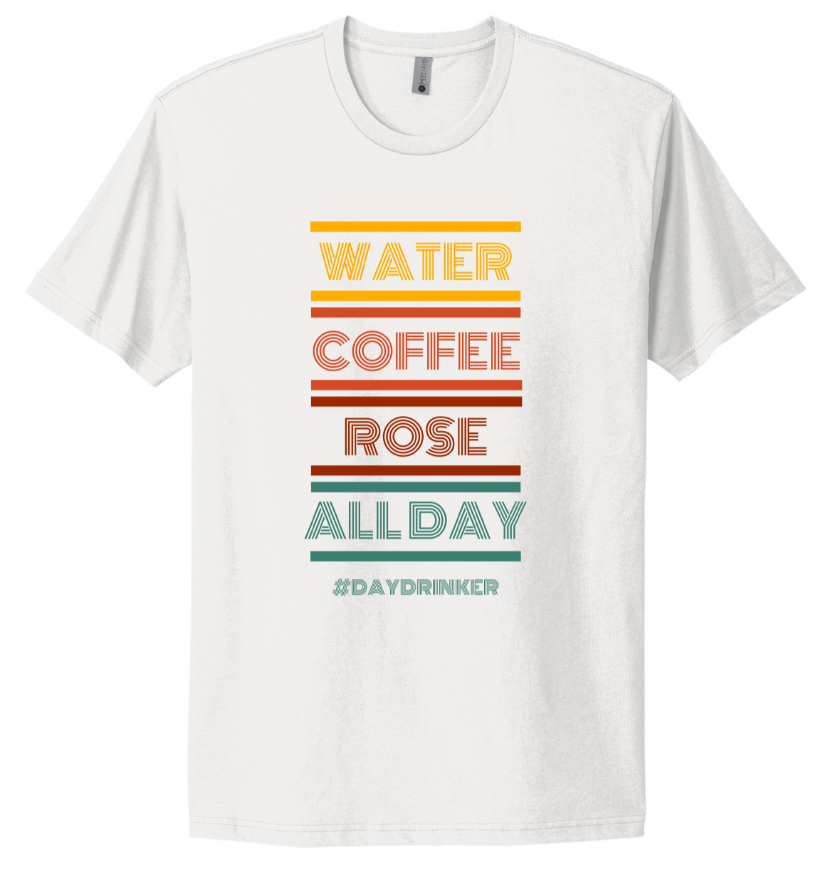 Water, Coffee, Rose, All Day Tee