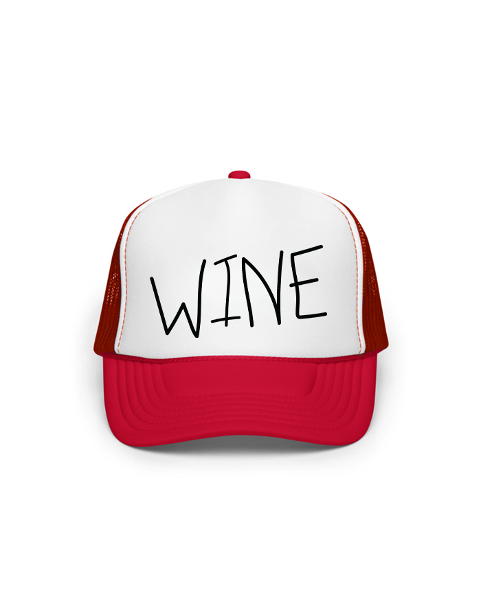 "WINE" Foam Cap